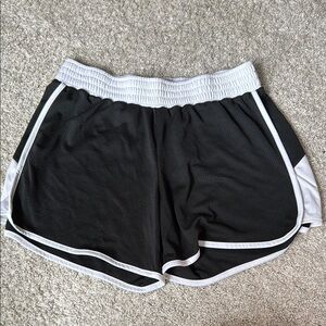 Champion Black and White Athletic Shorts